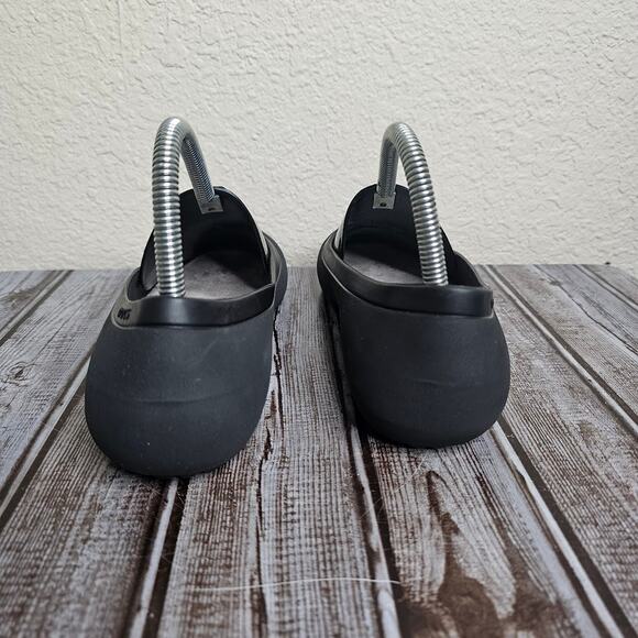 Crocs Mammoth Black/Gray Faux Fur Lined Ballet Flats Size 9 - Picture 3 of 9